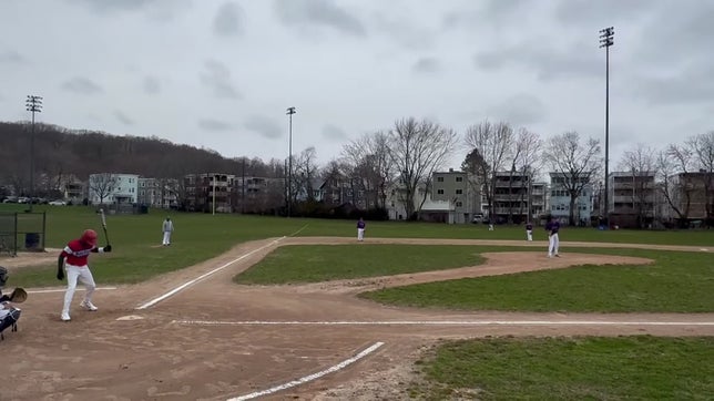 In a 2-2 situation our 3B Anderson hit a double to keep the good start for southie