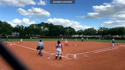 Single to right field