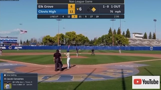 Single to right field