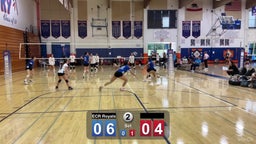 8/31/24 #4 ECR vs #5 Alemany 2-1 (19-25, 25-18, 15-6)