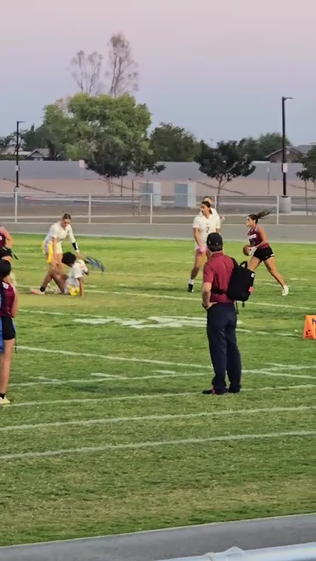 Kiara with a 5 yard reception
