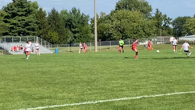 Hannah goal with assist by Gabby