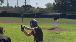 Hit and run Single to left