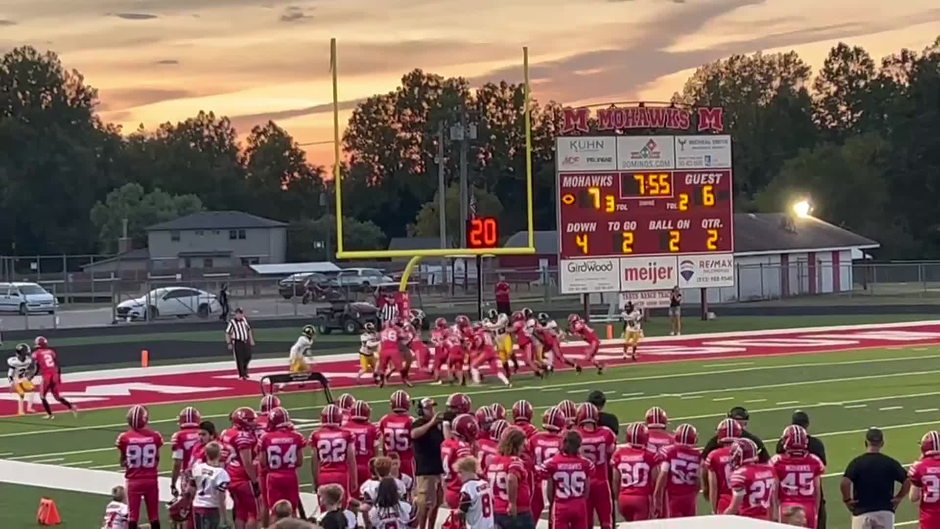 Kaleb Miller 2 yard rushing TD