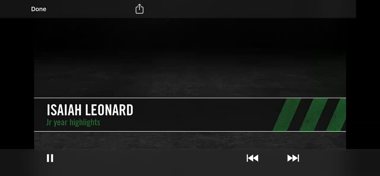 Isaiah Leonard Jr year highlights