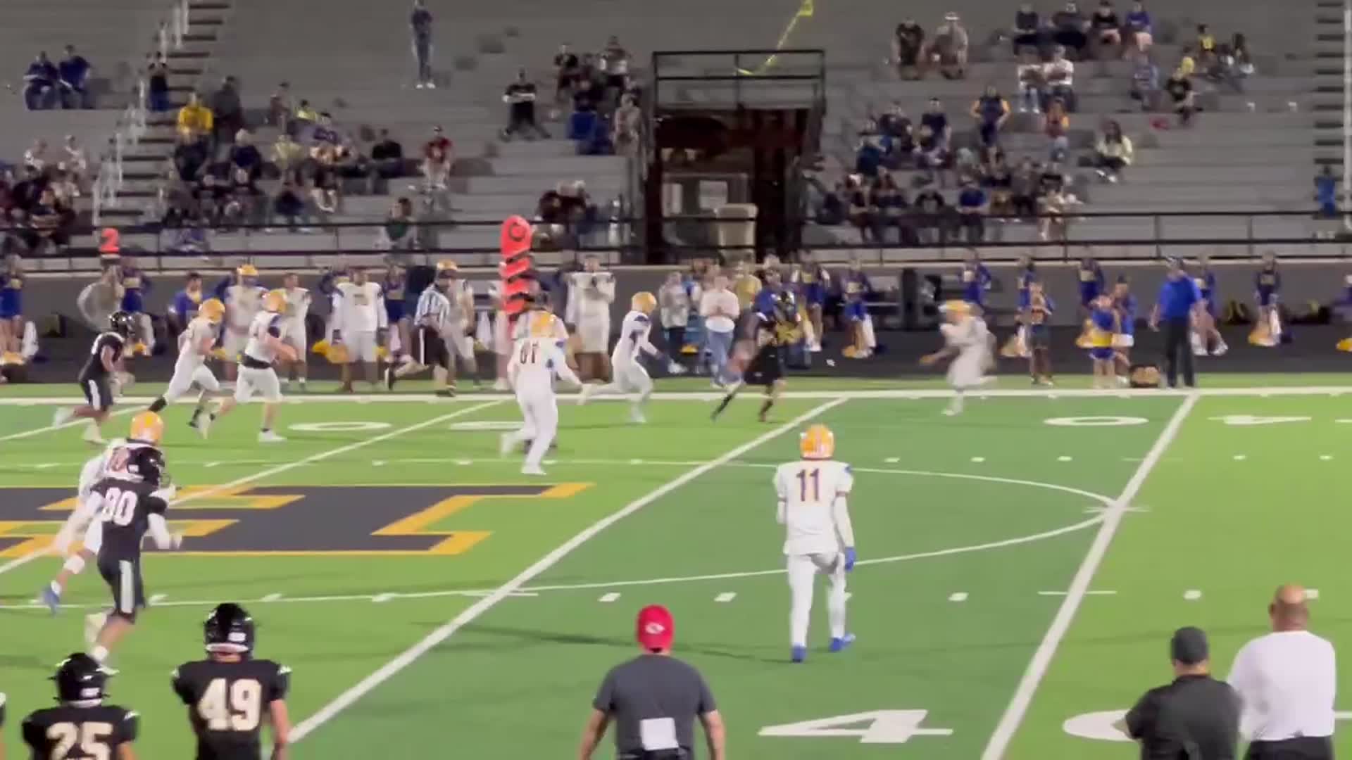 Completed pass v Jal Varsity