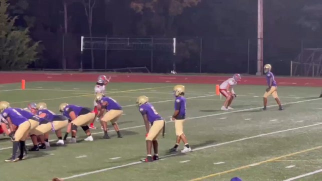 with 22 seconds left in the final quarter, Brendan hauled in the game winning TD catch!