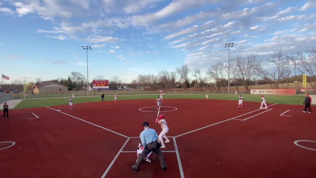 3 run HR in extra innings to help put the Whitewater Whippets over the top.