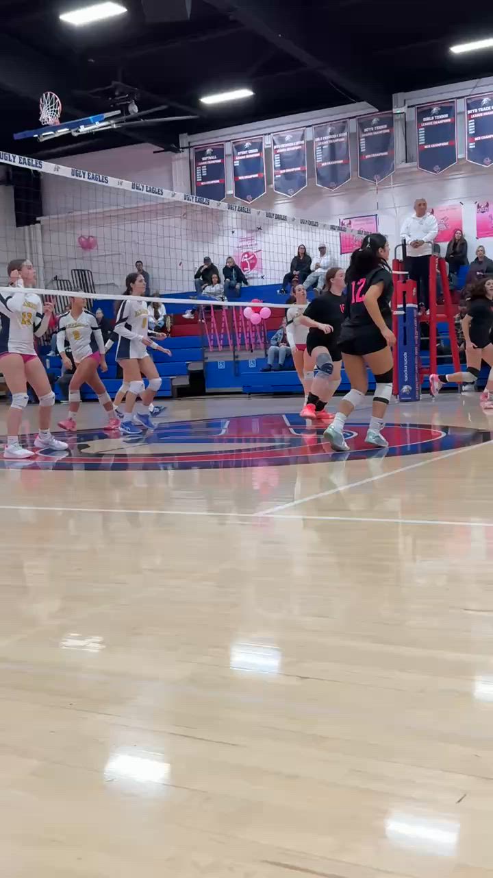 Hitting thumb down.