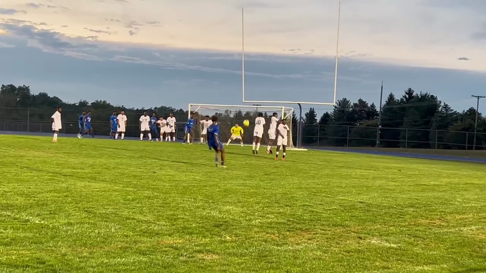 Free kick goal against Columbus International High School