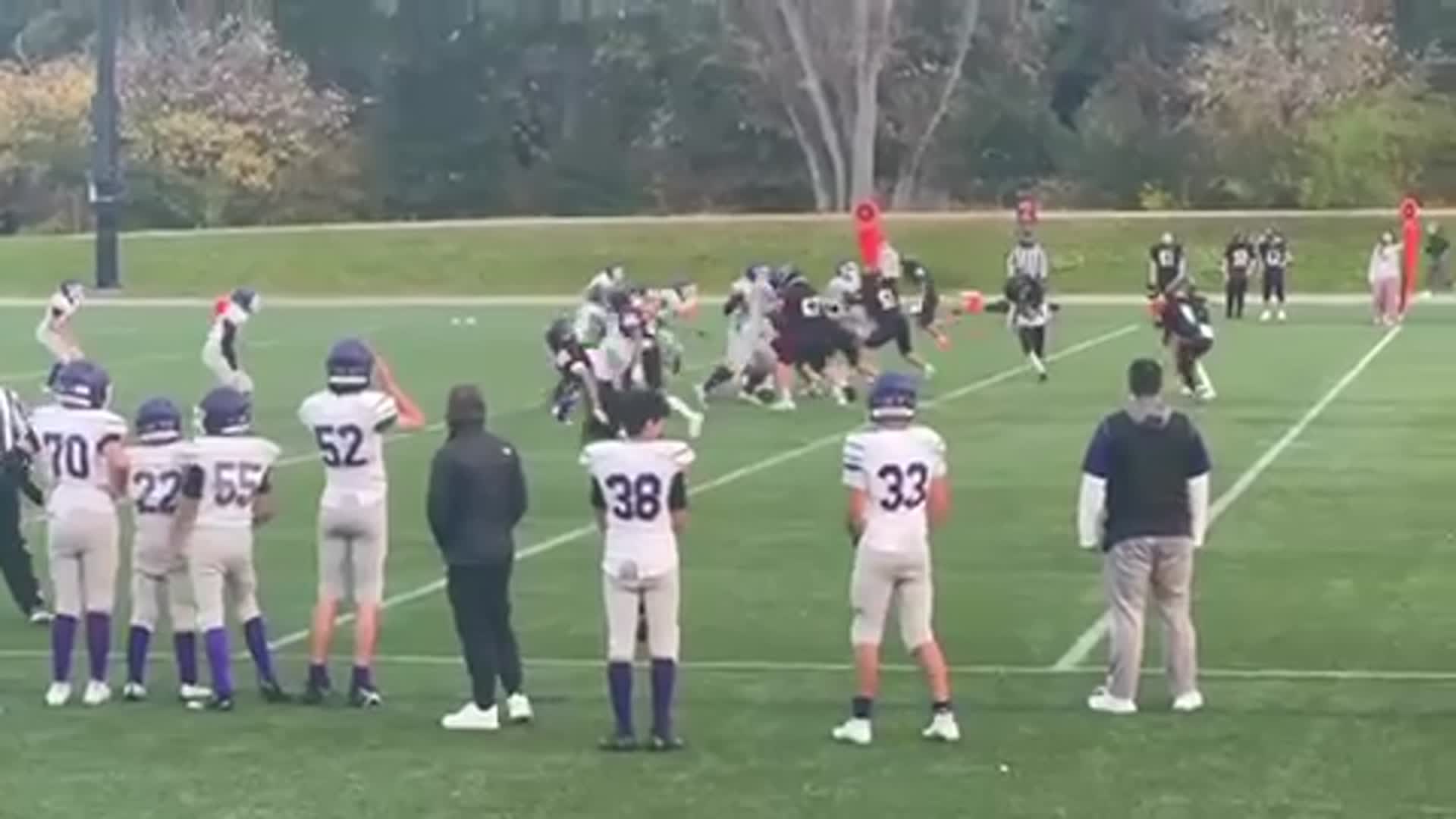 Xavier King Fumble Recovery