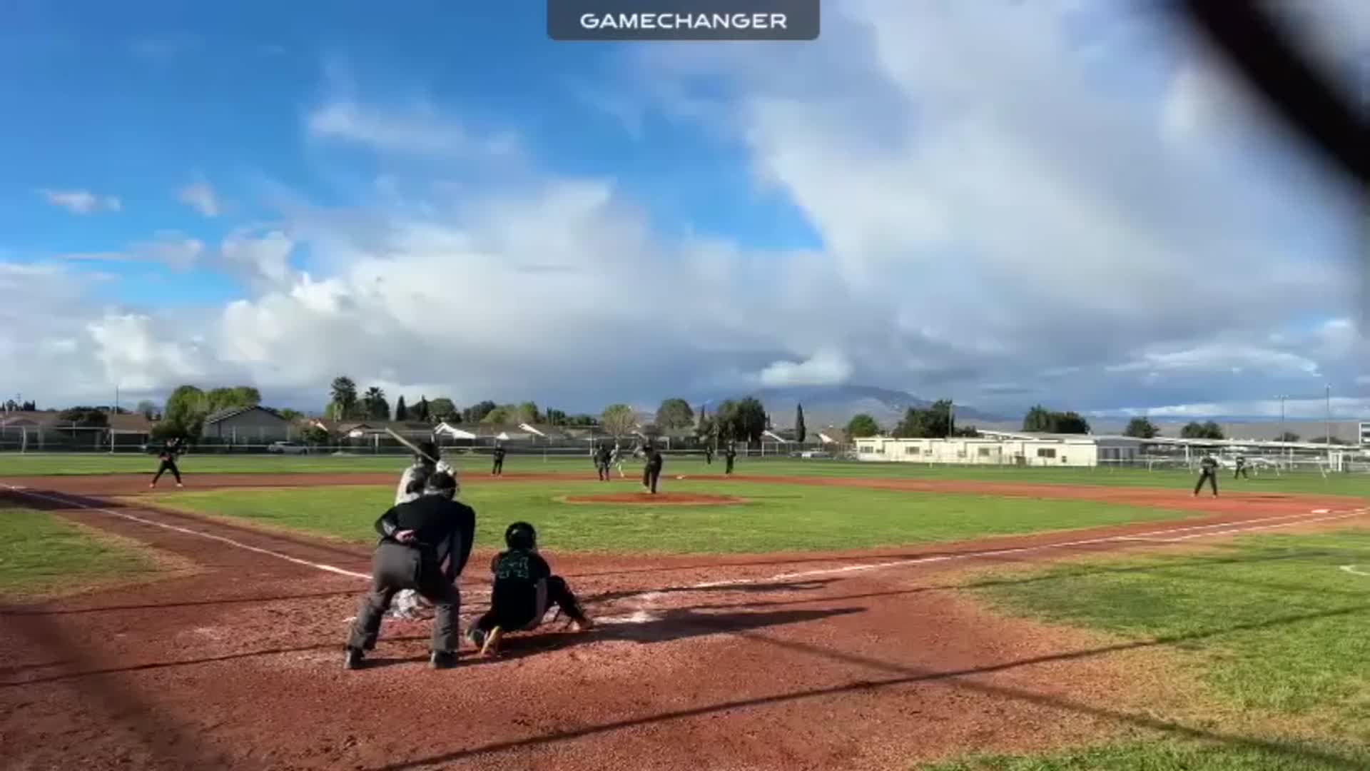 Kaleb True with a multi hit game at Greenfield