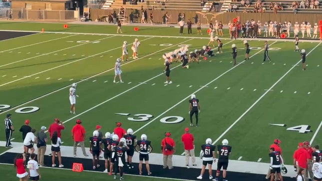 Austin forces first turnover of the season against Forsan.