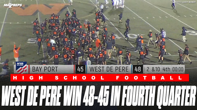 West De Pere delivered a statement win in a high-scoring clash Friday night, outlasting Bay Port 48-45 in one of the season’s most electric matchups.