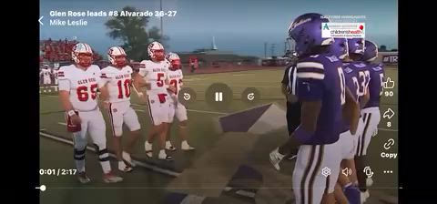 75 yard TD Reception by Ryder Ribitzki