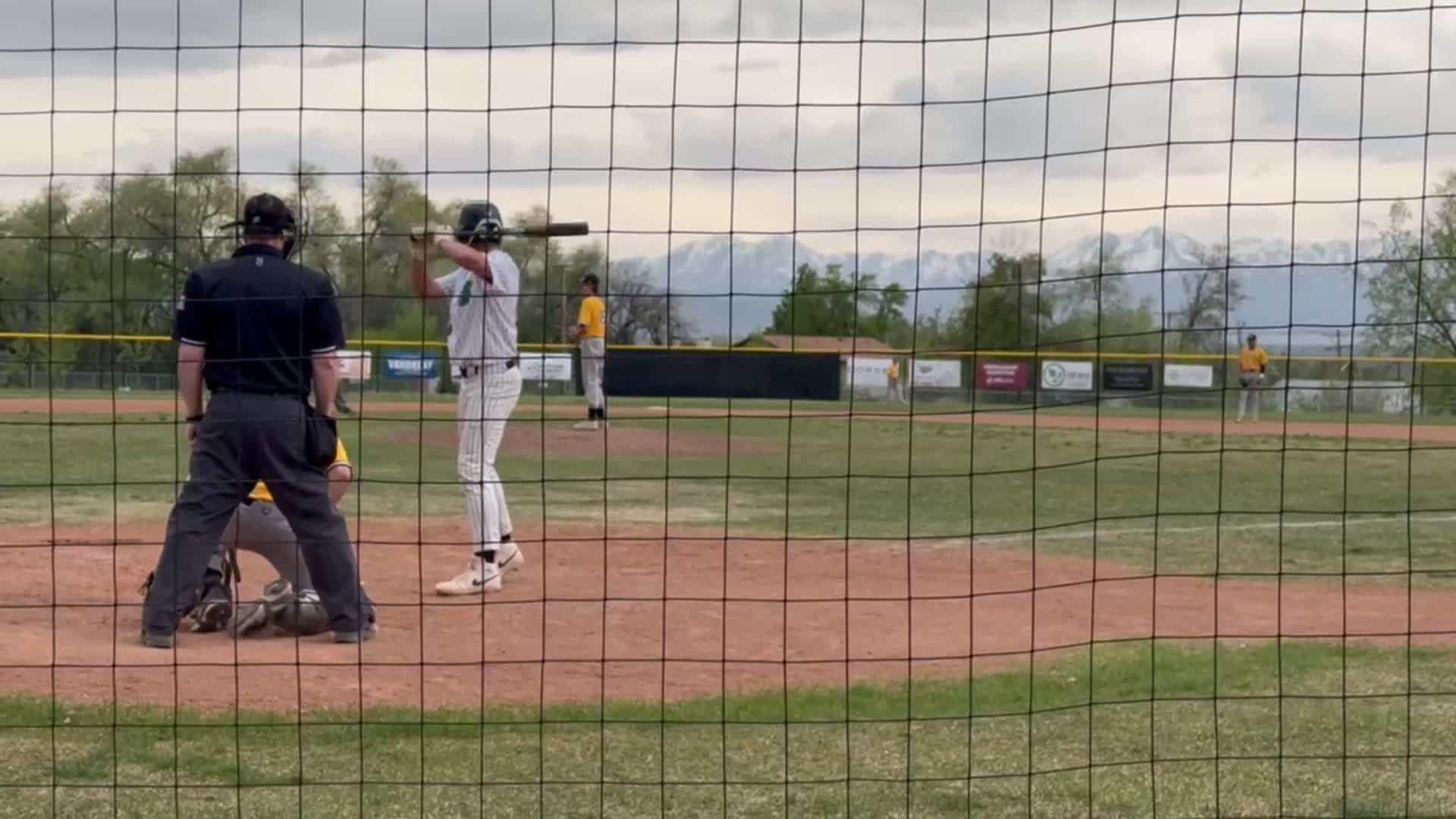 Triple and RBI - Aidan Clark #20 - Freshman