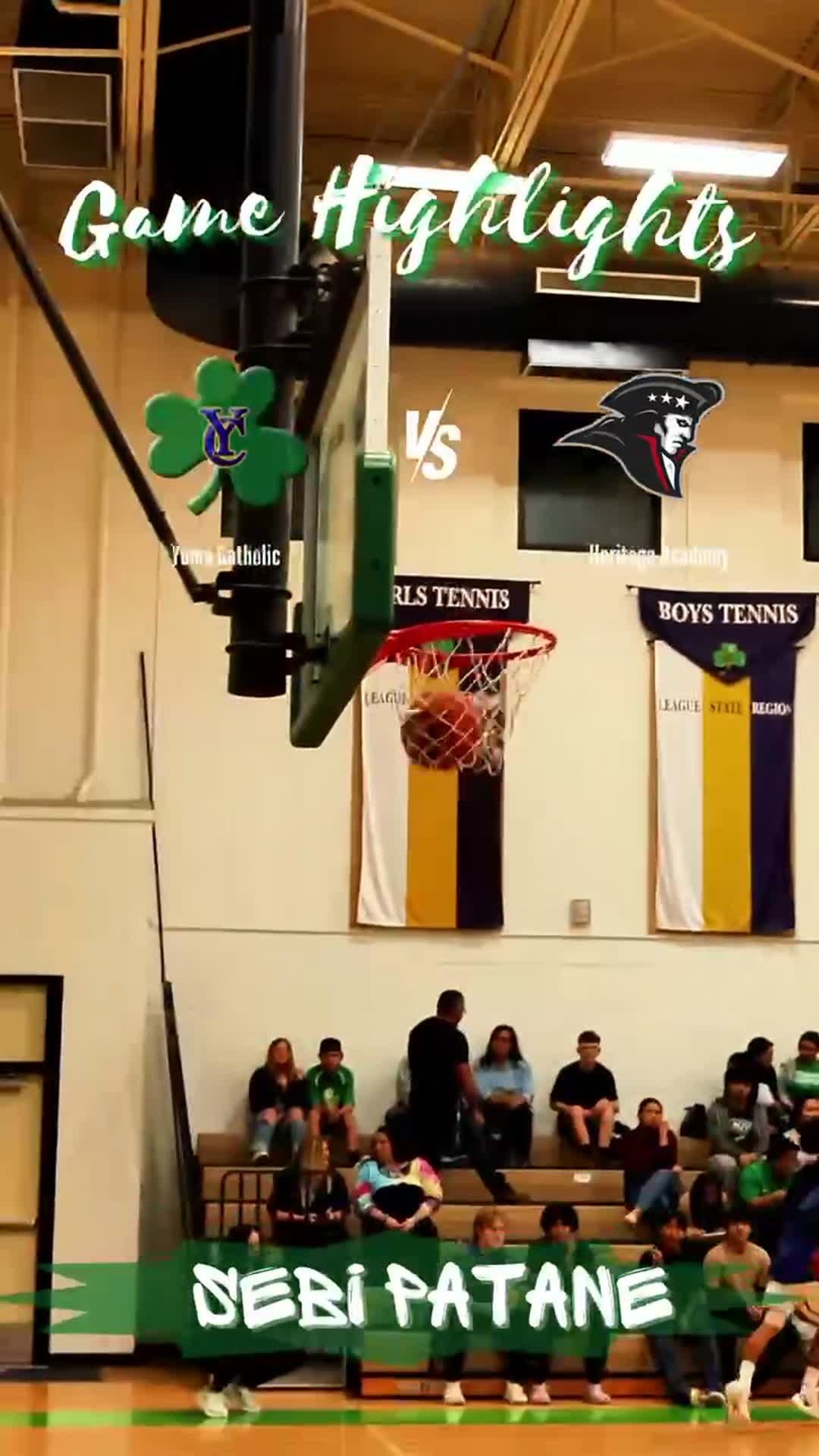 Sebi Patane highlights vs Heritage Academy