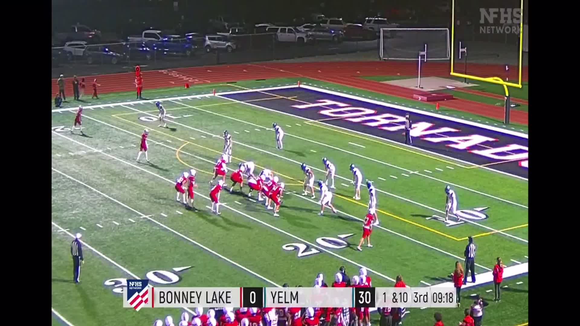 3rd quarter YELM #3 Jacob Ford with the 22 yard Touchdown rush