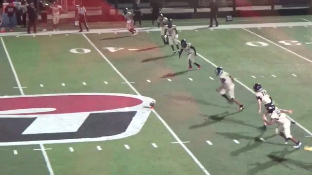 65 yard Touchdown by dj from supporter blockers