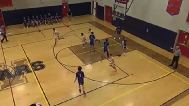 Cassadaga Valley’s #24 for a deep side step 3