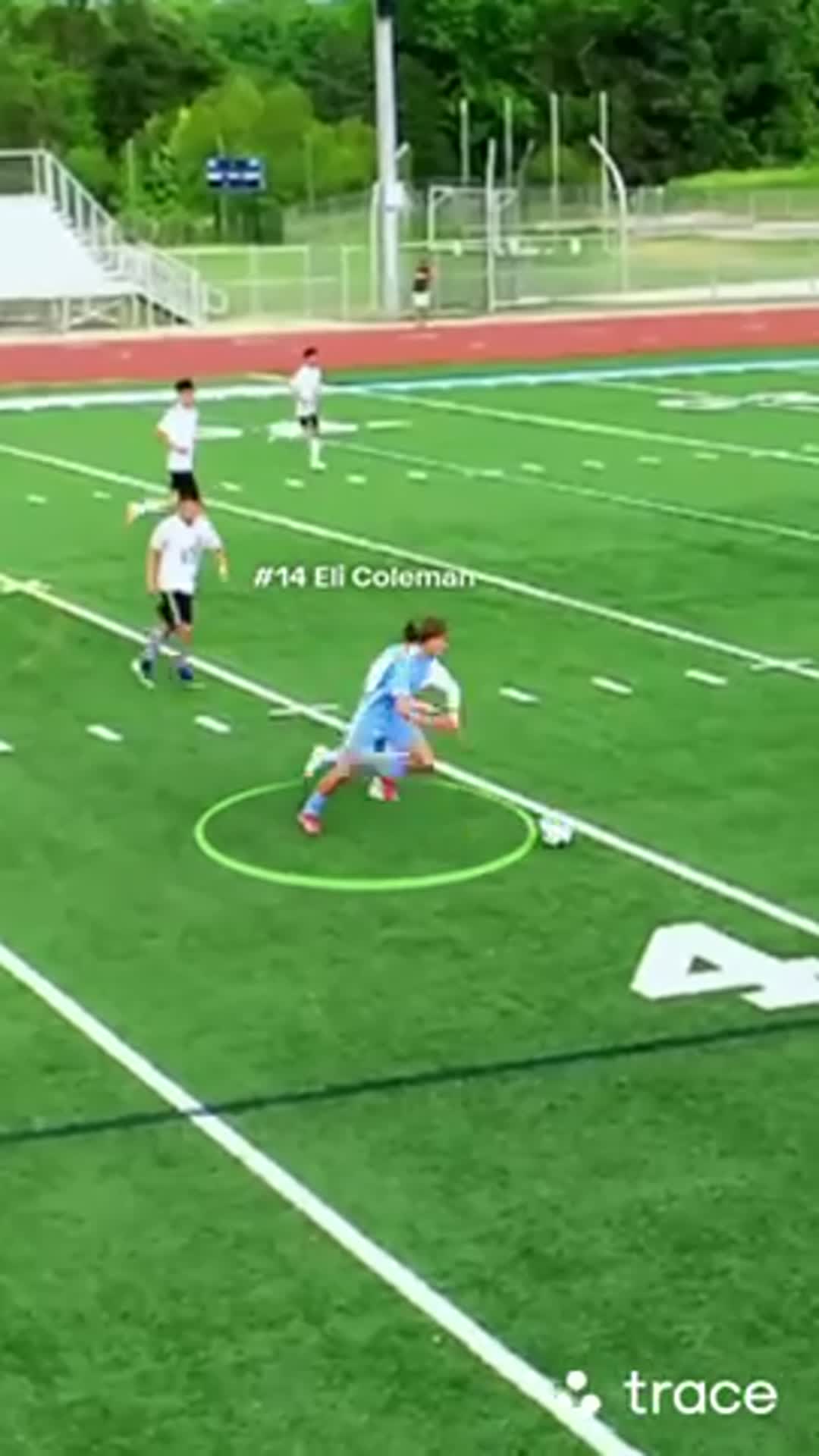 Eli makes a great set up to partner in crime Adam. For the give and go to strike blood first for the 1-0 score. This is Eli's goal 32 on the season and Adam's 25th assist. These two are telepathy in there in game.