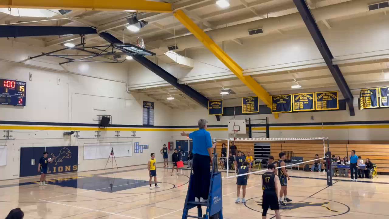 2/25/2026 Varsity Boys Volleyball - Oak Grove @ Lincoln (Oak Grove wins 3-1)