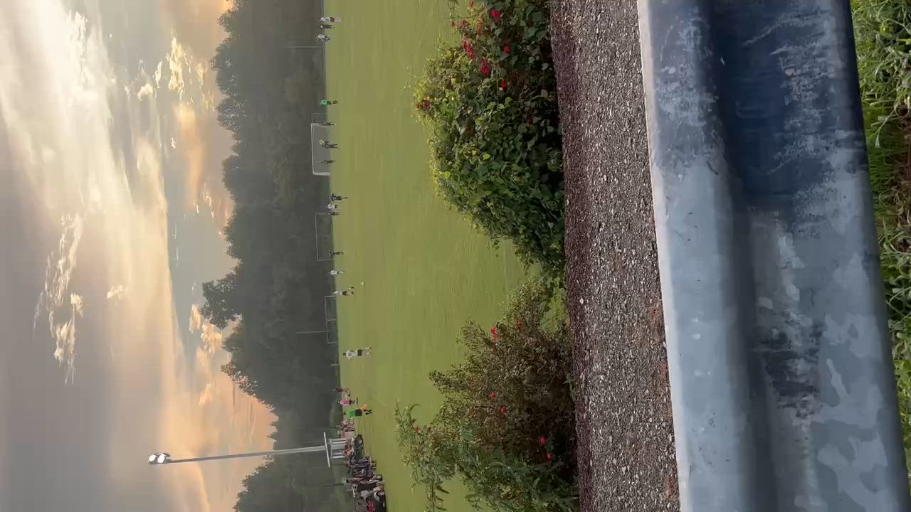 Free kick by Troy Pack #17, fowl by opposing team