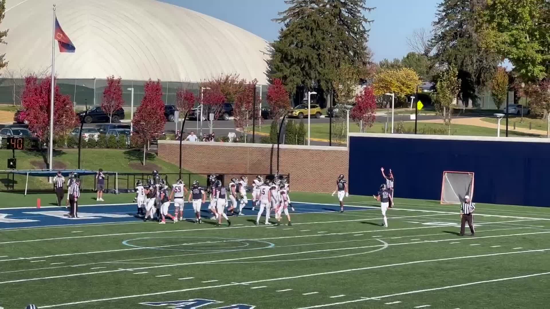 Georgetown Prep's Colin Reynolds scores from 3 yards out