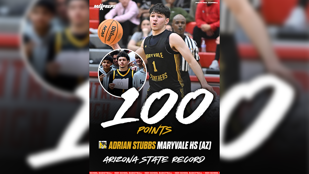Adrian Stubbs Shatters 60-Year Single-Game Scoring Record in Arizona with 100-Point Output
