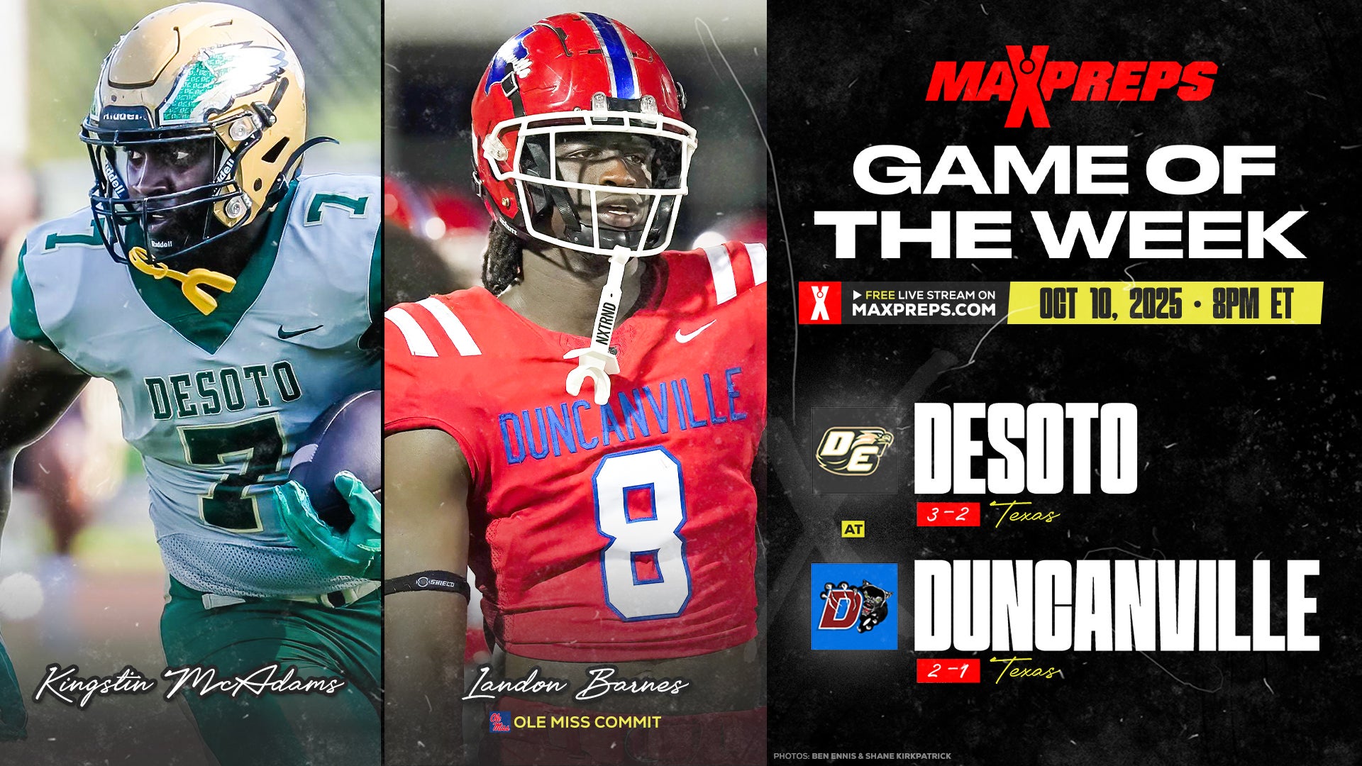 MaxPreps Game of the Week: Duncanville vs DeSoto Trailer