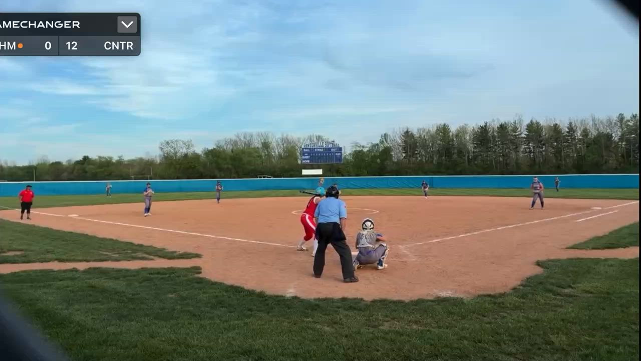 Kyla Rogan (So) - Solo Homerun vs Centerville