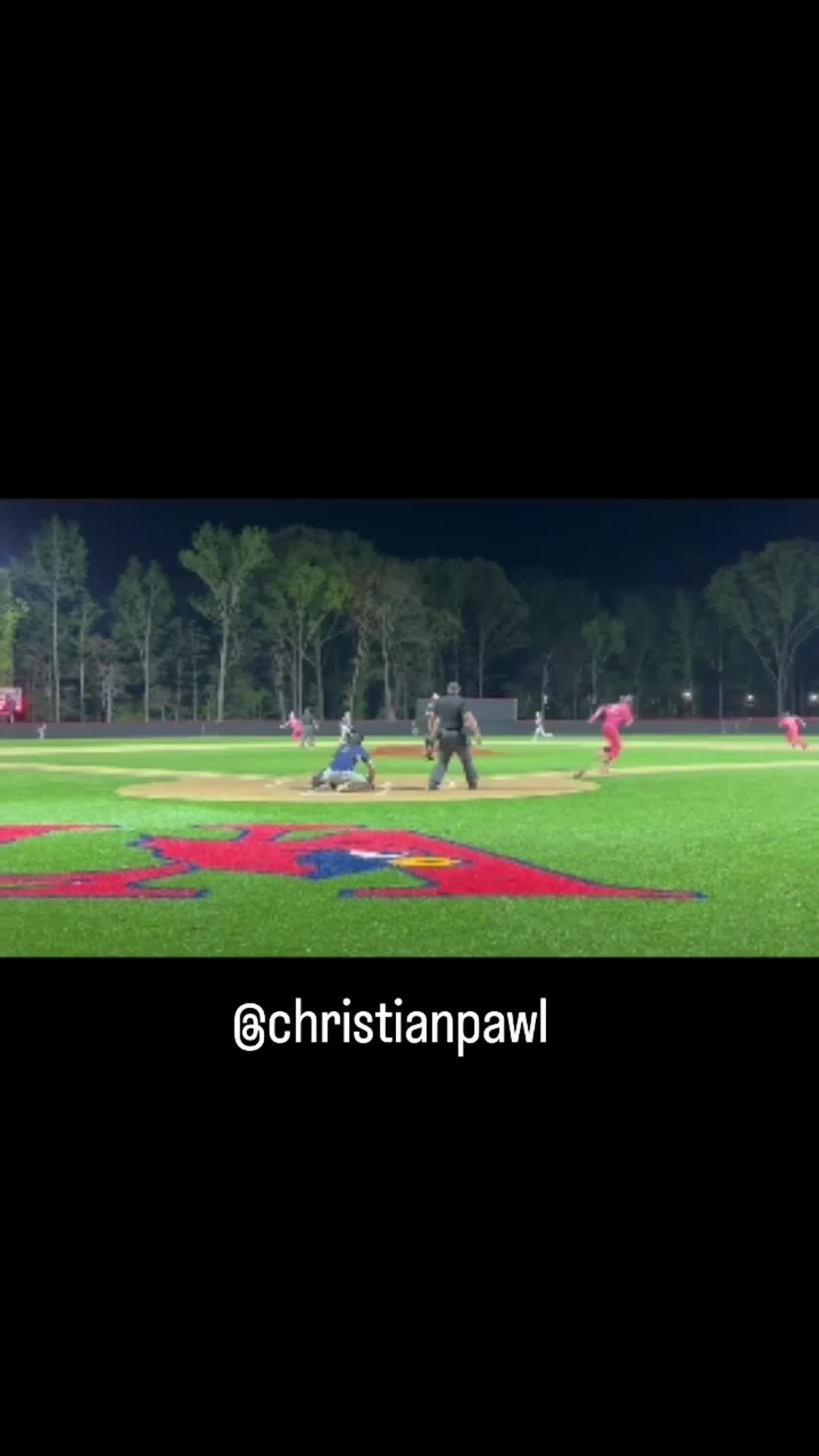 Huge triple in our last at bat, scoring 2, and taking the lead!