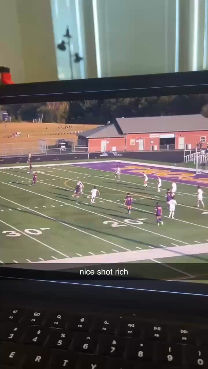 Great pass from teammate Johan Cortez