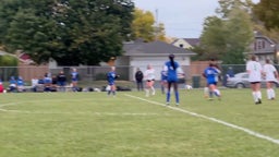 Lia Wahl free kick - Jessica Murray Shot on goal