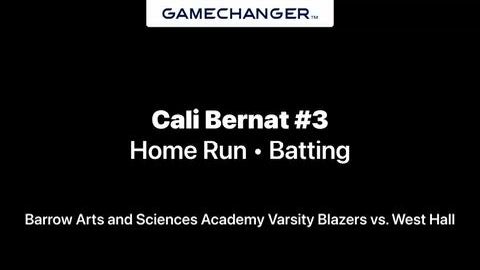First at bat of my senior season ended with an inside the park HR.
