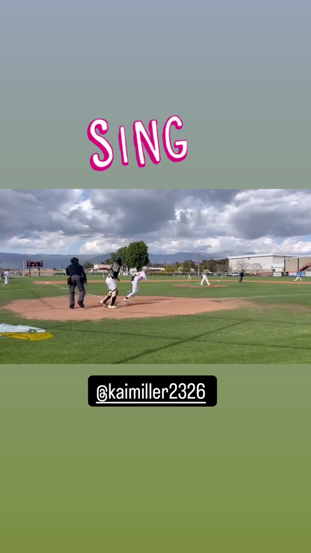 Coach said hit it to right center so that is where it was hit.
