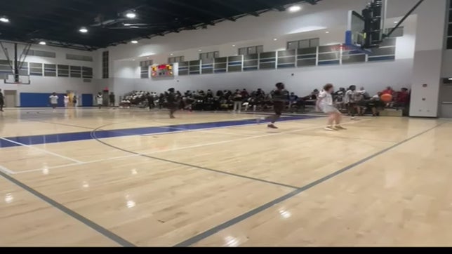 Jayden with the dunk