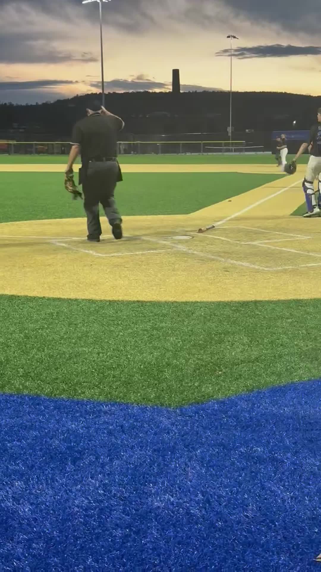 Single in between shortstop and 3rd base