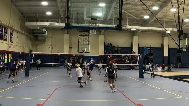 Dillen Pritchett (2025) #15, 3 kills; serve receive Cyrus Dickerson #6; Assists Emma Memont #11