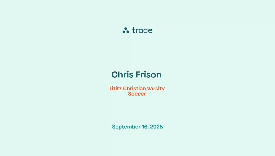 Chris Frison 1st Varsity Goal