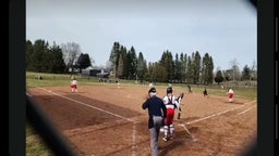 Cheyenne C hit to short stop