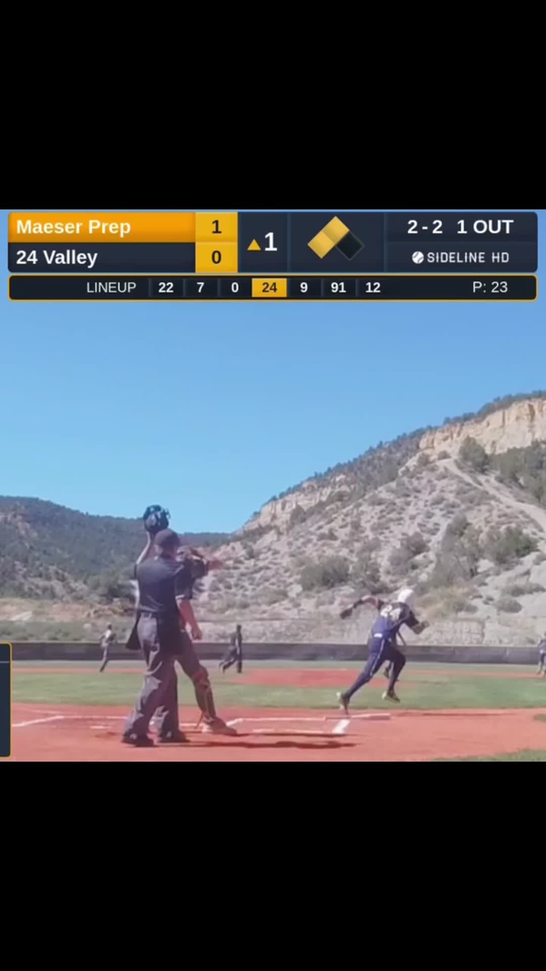 Broke Maeser Varsity Baseball Record 4 triples in a single season