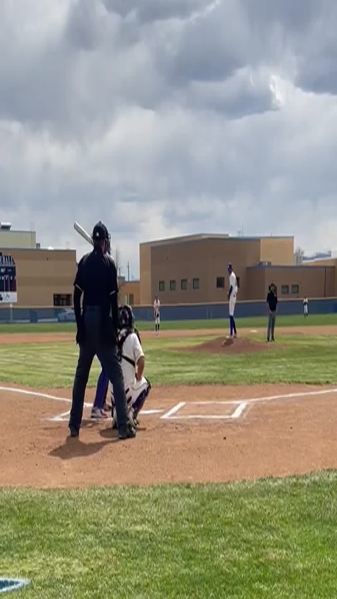 Fastball to get the runner at 2