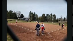 Lucy hit to center