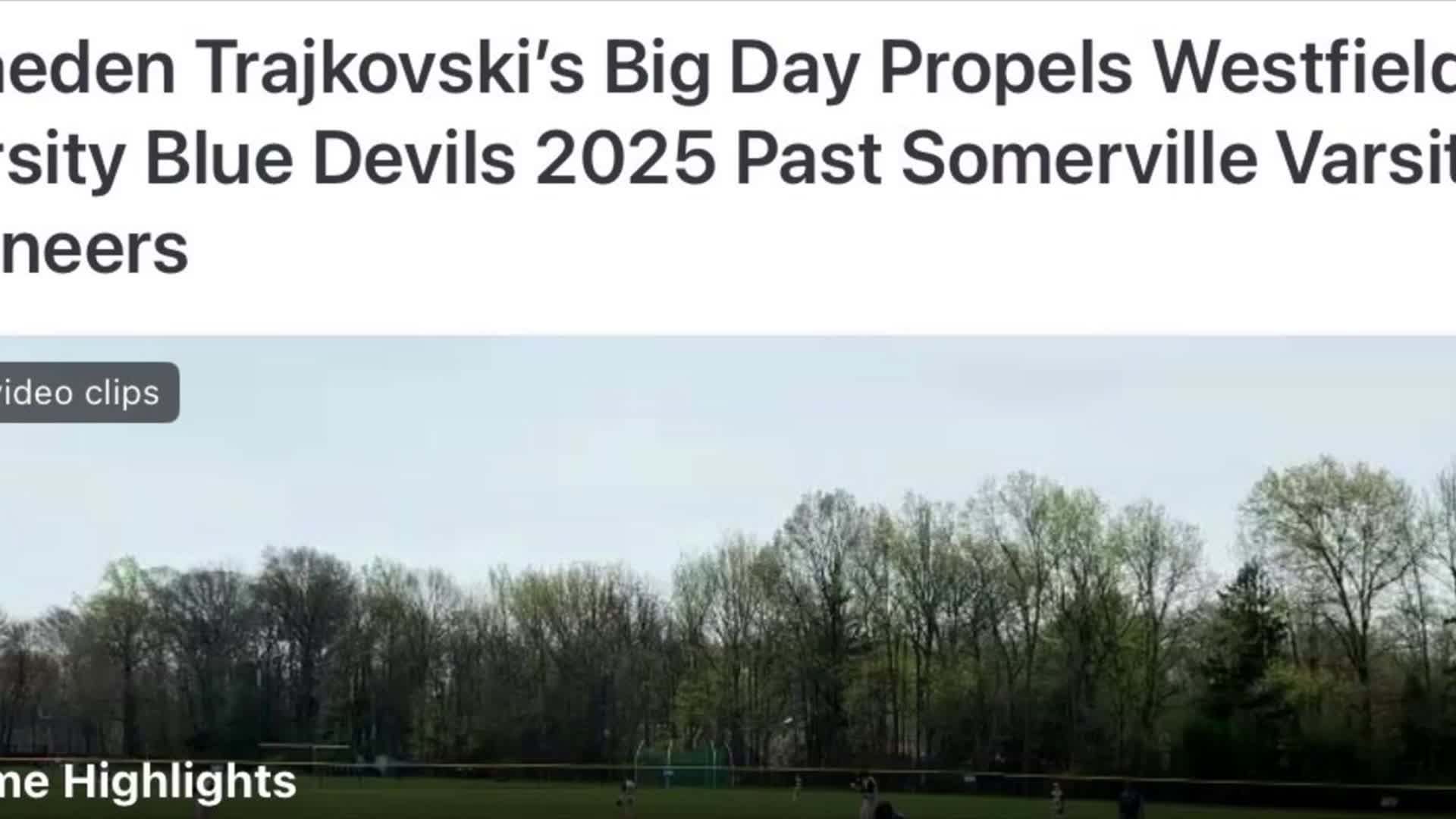 Senior Day vs Somerville-4/19/25