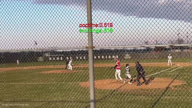 First caught stealing of the year.
