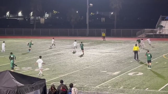 Last minute foul and penalty shot for the win.