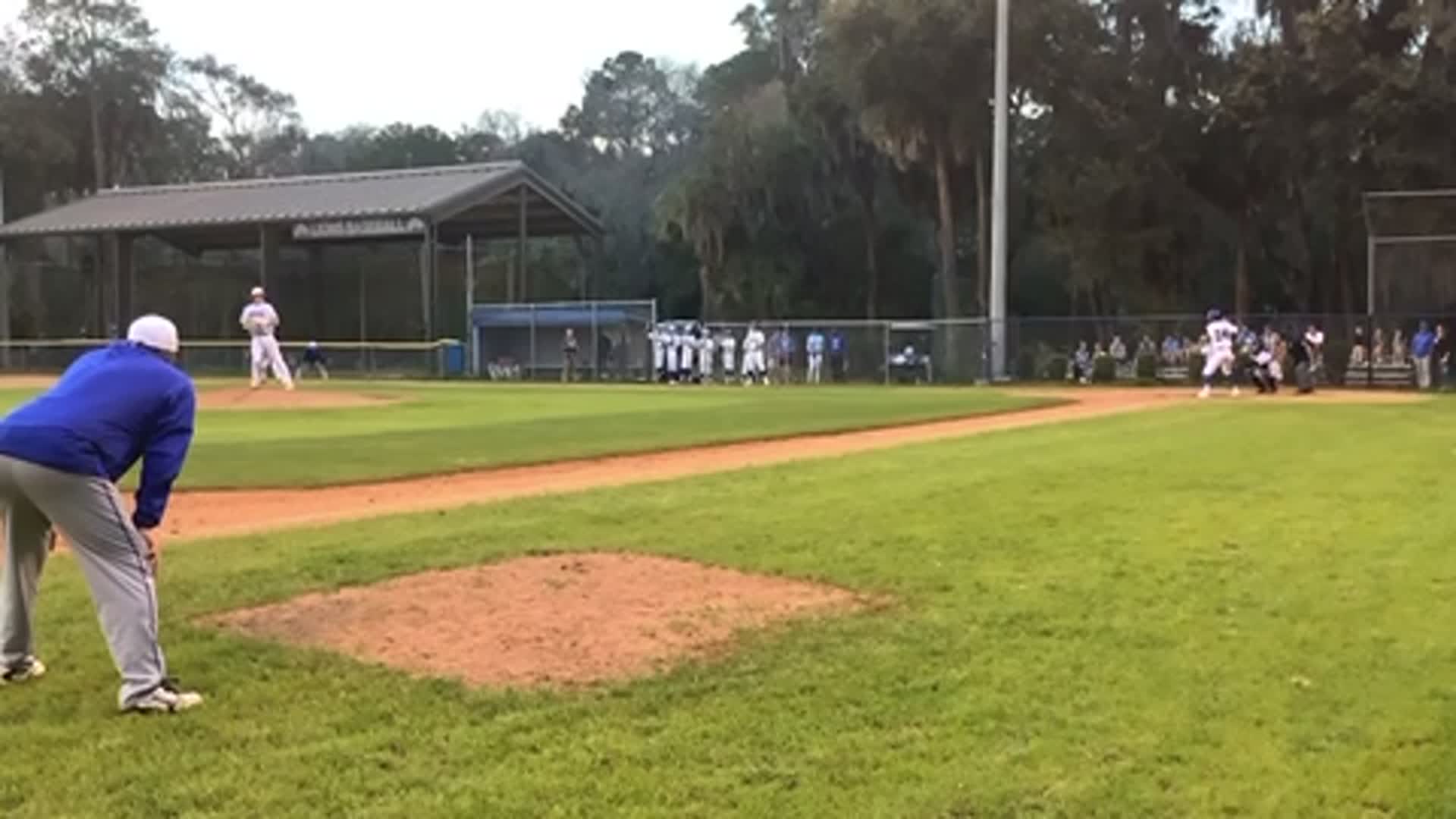 Cameron Eason on the mound