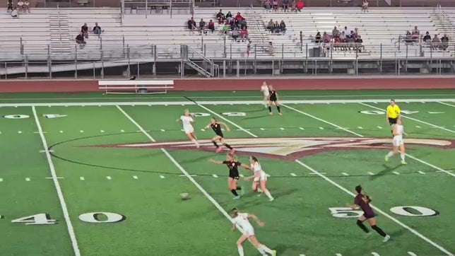 Thursday's Maple Mountain game vs Spanish Fork was tied 0-0 until on a beautiful steal and through ball by #27 Ellie Dunkley, #6 Sierra Jacobson takes advantage of the one-on-one for the goal and eventual win!