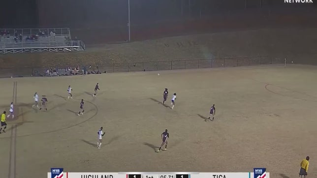 5min left, tied 1-1 goal brings it up to 2-1 for the win